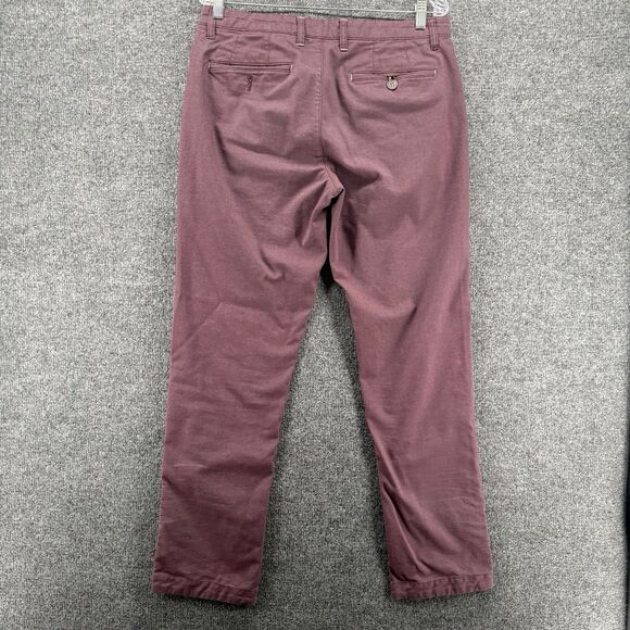 Ted Baker London Dress Pants Womens 33 Purple Flat Front Straight Office Career - Picture 3 of 11